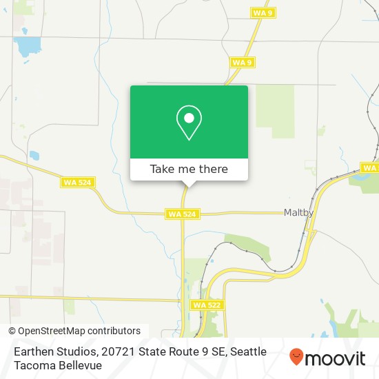 Mapa de Earthen Studios, 20721 State Route 9 SE