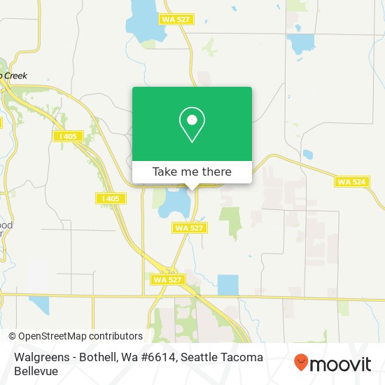 Walgreens - Bothell, Wa #6614 map