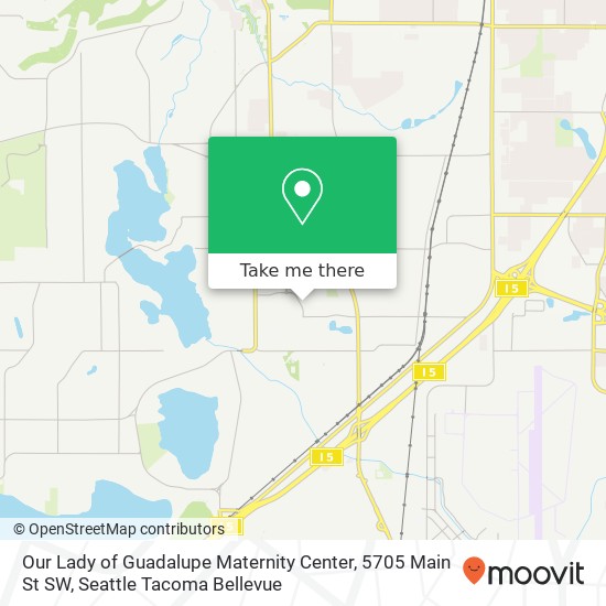 Mapa de Our Lady of Guadalupe Maternity Center, 5705 Main St SW