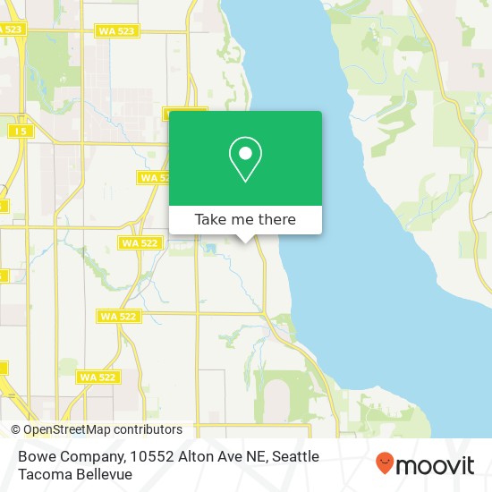 Bowe Company, 10552 Alton Ave NE map