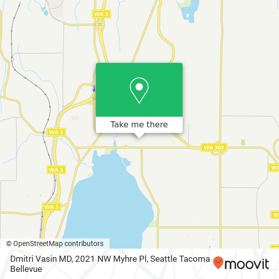 Dmitri Vasin MD, 2021 NW Myhre Pl map