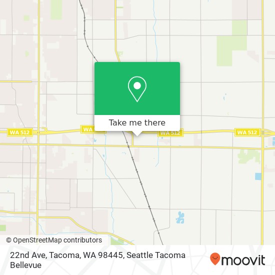 22nd Ave, Tacoma, WA 98445 map