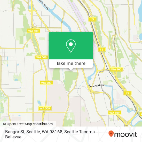 Bangor St, Seattle, WA 98168 map