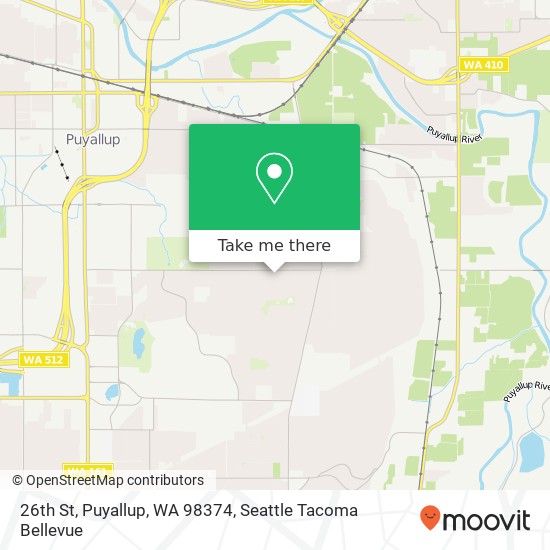 Mapa de 26th St, Puyallup, WA 98374