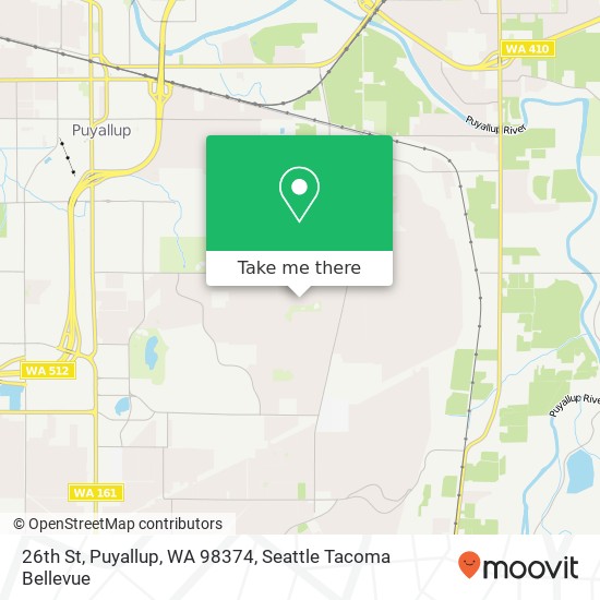 Mapa de 26th St, Puyallup, WA 98374