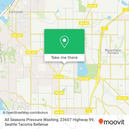 Mapa de All Seasons Pressure Washing, 23607 Highway 99