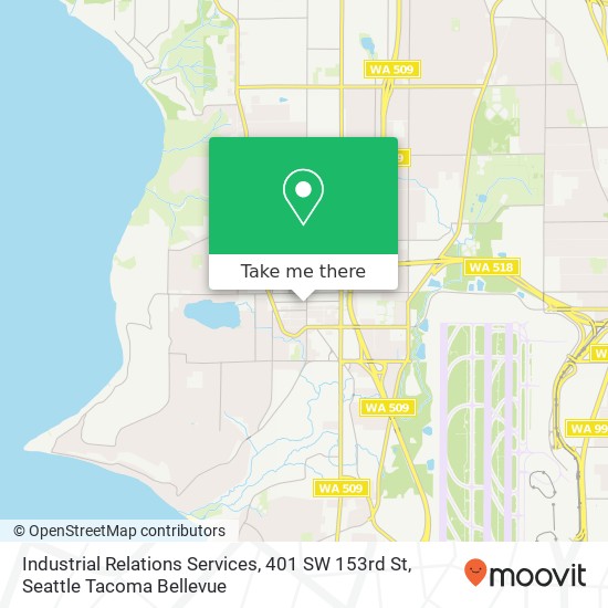 Industrial Relations Services, 401 SW 153rd St map