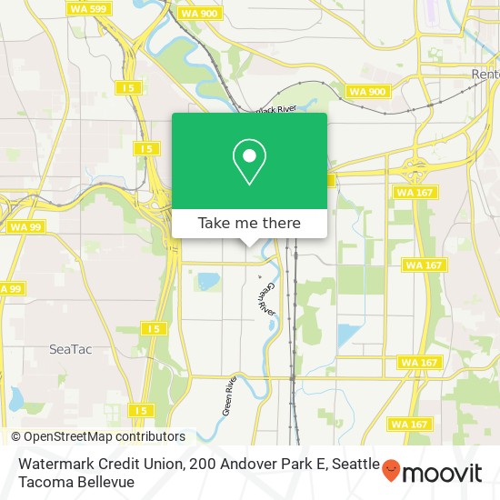 Watermark Credit Union, 200 Andover Park E map