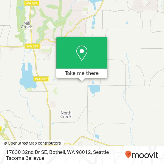 Mapa de 17830 32nd Dr SE, Bothell, WA 98012