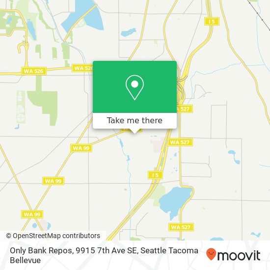 Mapa de Only Bank Repos, 9915 7th Ave SE