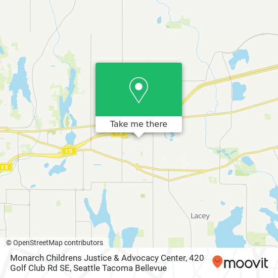Monarch Childrens Justice & Advocacy Center, 420 Golf Club Rd SE map