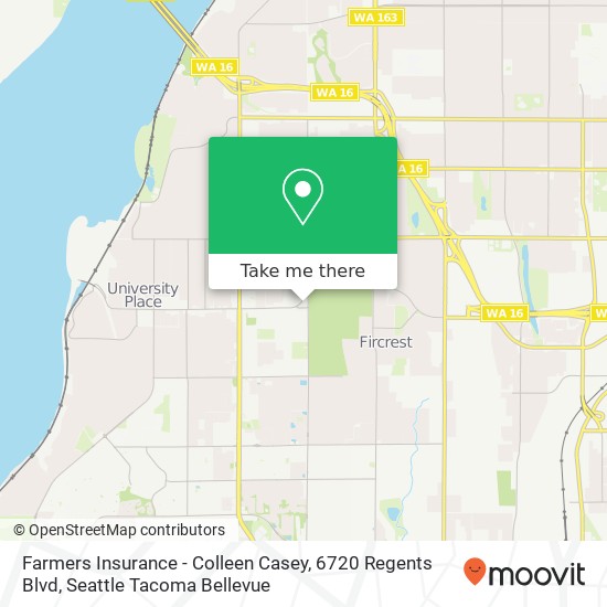 Farmers Insurance - Colleen Casey, 6720 Regents Blvd map