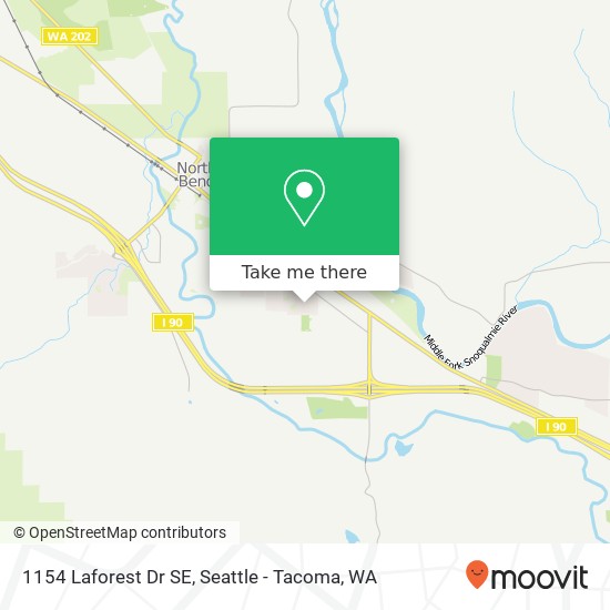 1154 Laforest Dr SE, North Bend, WA 98045 map