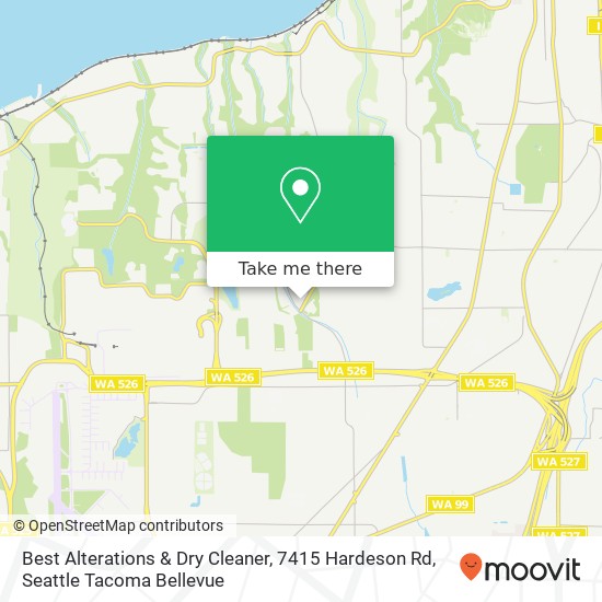 Mapa de Best Alterations & Dry Cleaner, 7415 Hardeson Rd