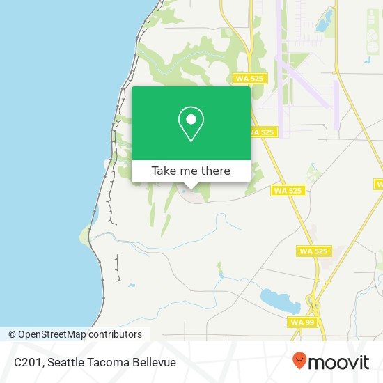 Mapa de C201, 12303 Harbour Pointe Blvd C201, Mukilteo, WA 98275, USA