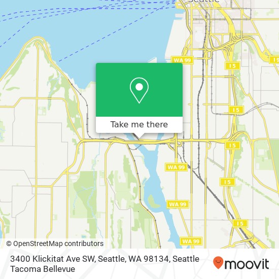 3400 Klickitat Ave SW, Seattle, WA 98134 map