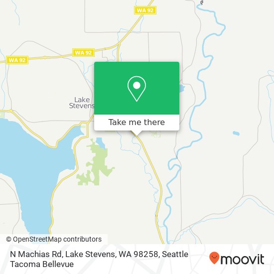 N Machias Rd, Lake Stevens, WA 98258 map