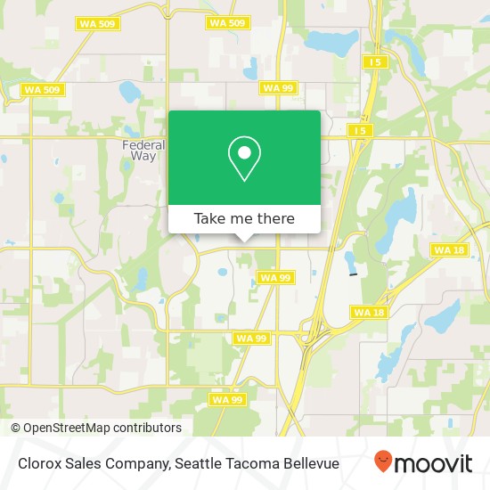 Clorox Sales Company map