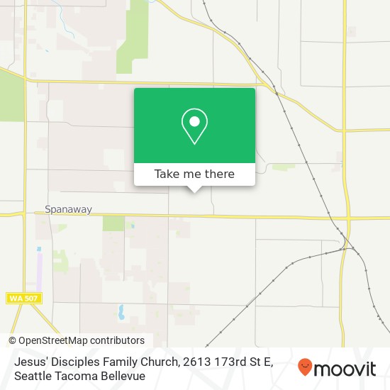 Jesus' Disciples Family Church, 2613 173rd St E map