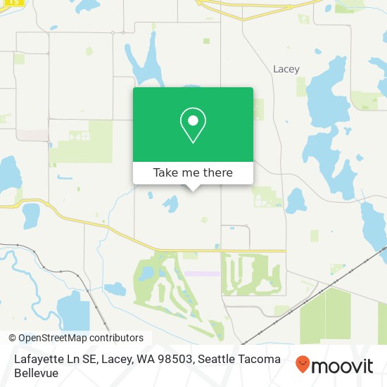 Lafayette Ln SE, Lacey, WA 98503 map