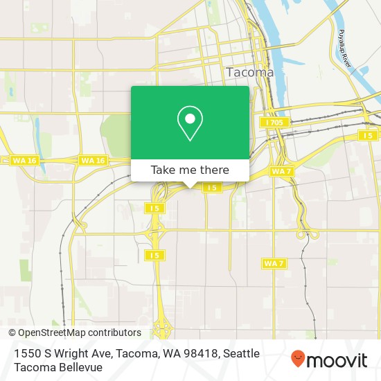 1550 S Wright Ave, Tacoma, WA 98418 map