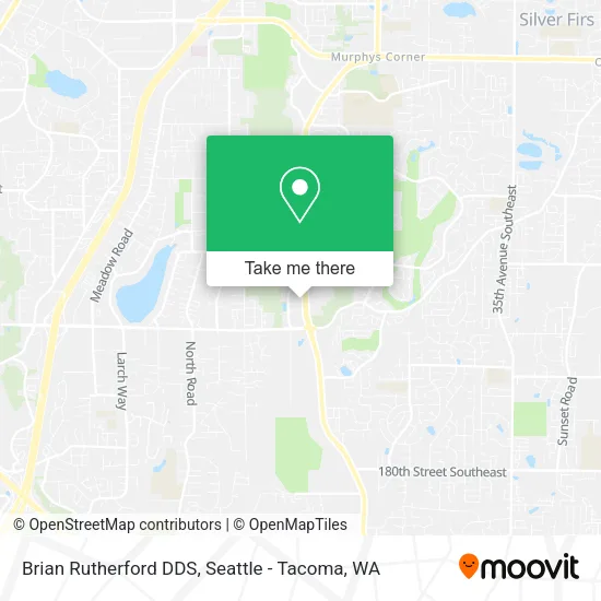 Brian Rutherford DDS map