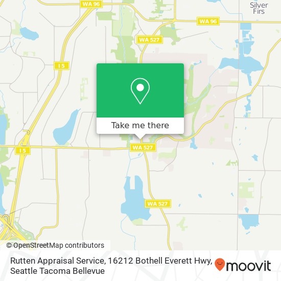 Rutten Appraisal Service, 16212 Bothell Everett Hwy map