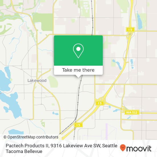 Pactech Products II, 9316 Lakeview Ave SW map