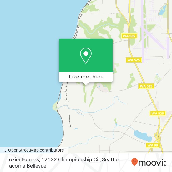 Mapa de Lozier Homes, 12122 Championship Cir