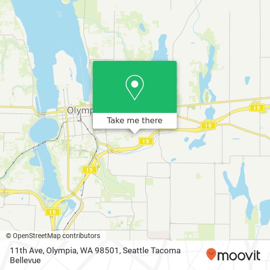 Mapa de 11th Ave, Olympia, WA 98501