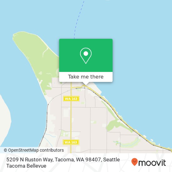 5209 N Ruston Way, Tacoma, WA 98407 map