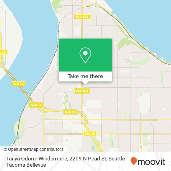 Mapa de Tanya Odom- Windermere, 2209 N Pearl St