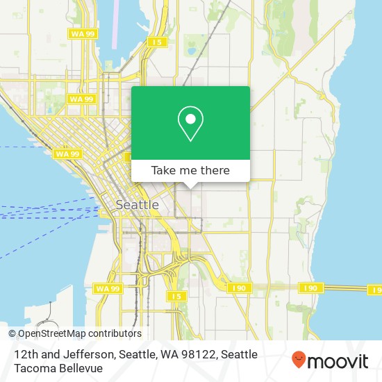 Mapa de 12th and Jefferson, Seattle, WA 98122