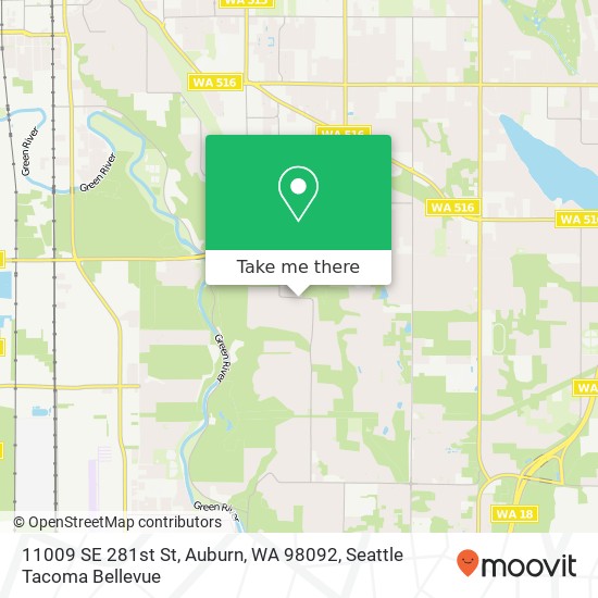 11009 SE 281st St, Auburn, WA 98092 map