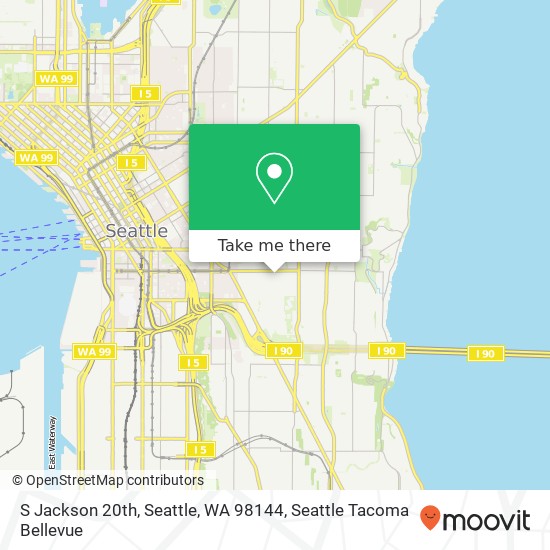 Mapa de S Jackson 20th, Seattle, WA 98144