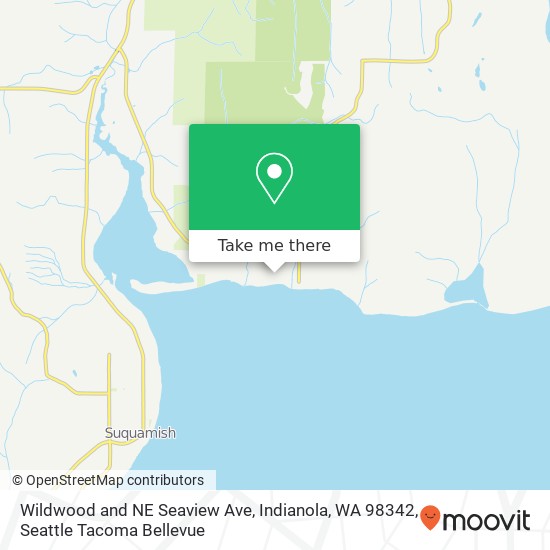 Wildwood and NE Seaview Ave, Indianola, WA 98342 map