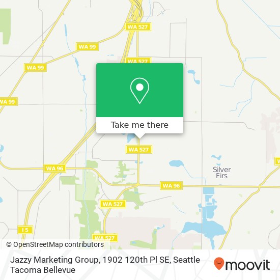Jazzy Marketing Group, 1902 120th Pl SE map