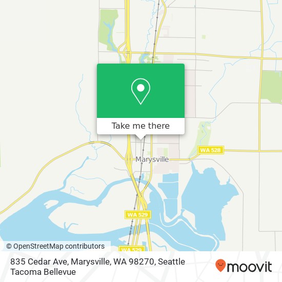 835 Cedar Ave, Marysville, WA 98270 map