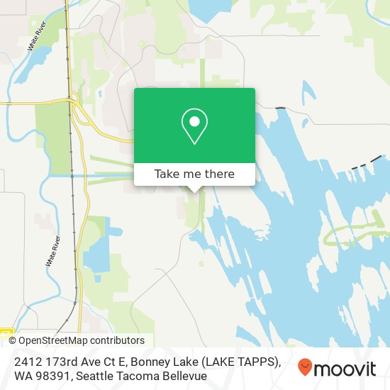 2412 173rd Ave Ct E, Bonney Lake (LAKE TAPPS), WA 98391 map