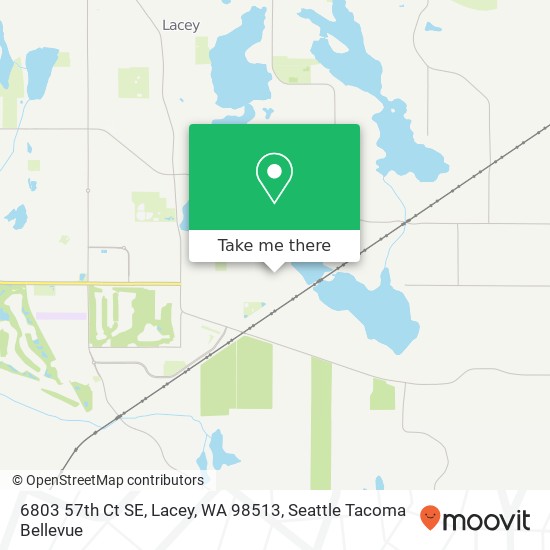 Mapa de 6803 57th Ct SE, Lacey, WA 98513