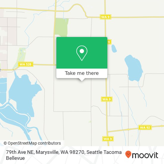 Mapa de 79th Ave NE, Marysville, WA 98270