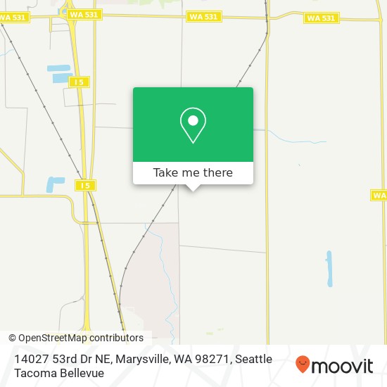 Mapa de 14027 53rd Dr NE, Marysville, WA 98271