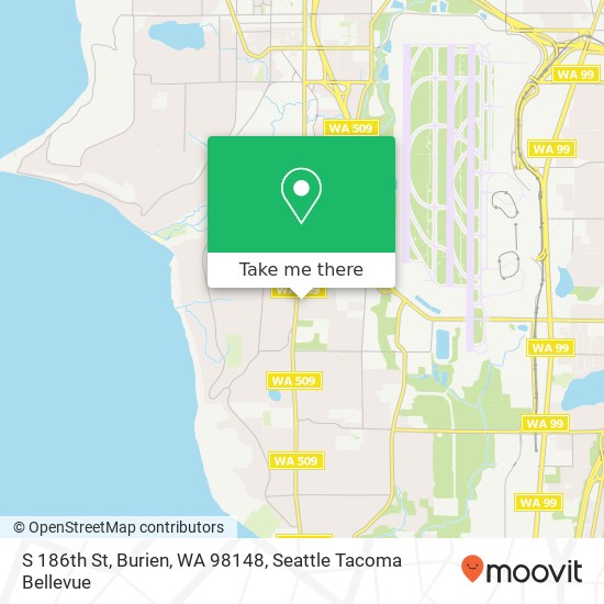 S 186th St, Burien, WA 98148 map