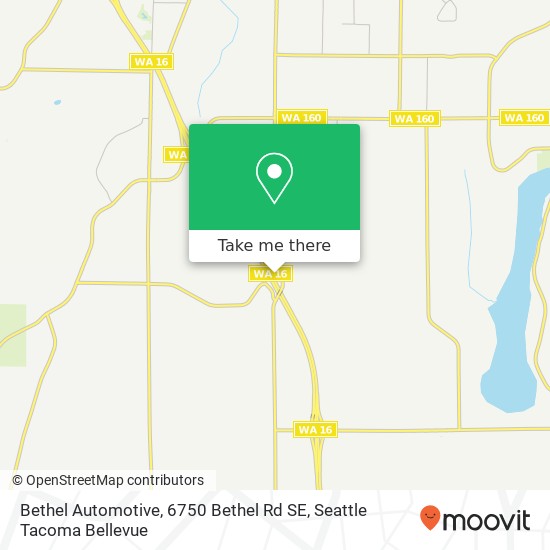 Mapa de Bethel Automotive, 6750 Bethel Rd SE