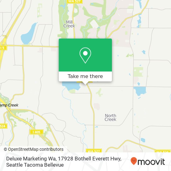 Deluxe Marketing Wa, 17928 Bothell Everett Hwy map