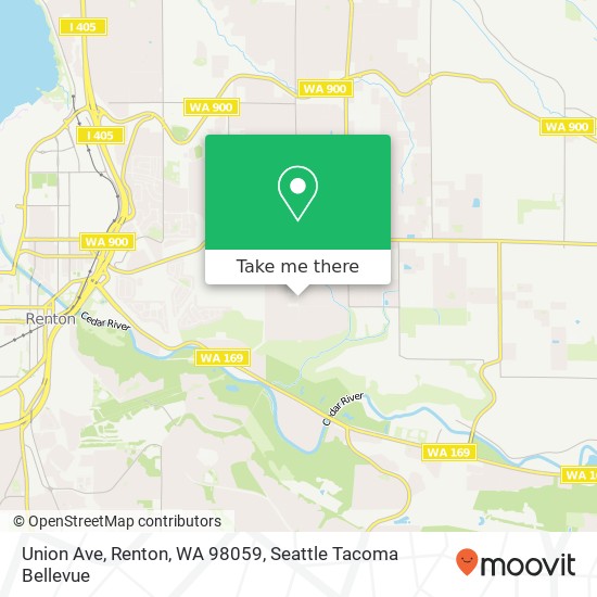 Union Ave, Renton, WA 98059 map