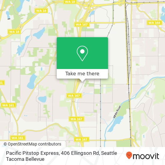 Mapa de Pacific Pitstop Express, 406 Ellingson Rd