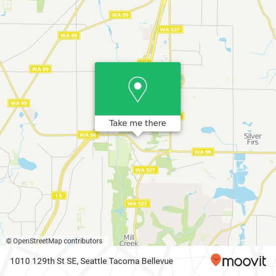 Mapa de 1010 129th St SE, Everett, WA 98208