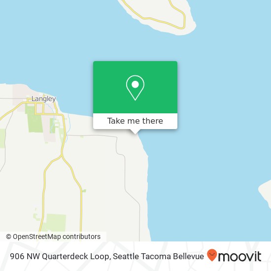 Mapa de 906 NW Quarterdeck Loop, Langley, WA 98260