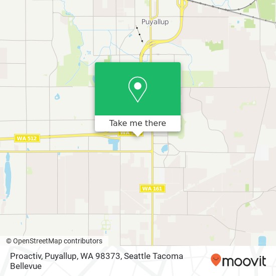 Mapa de Proactiv, Puyallup, WA 98373